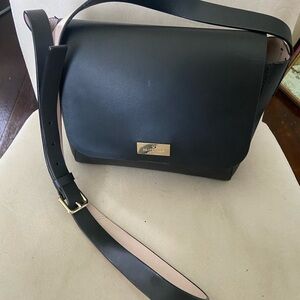 Kate Spade, New York Madie Putnam Drive black leather Crossbody bag